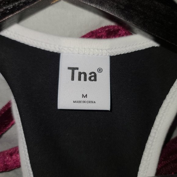 Aritzia TNA Bedford Dress Size M Black & White - Picture 5 of 10